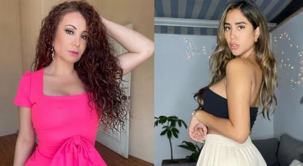 Janet Barboza y su indirecta Melissa Paredes. wapa.pe