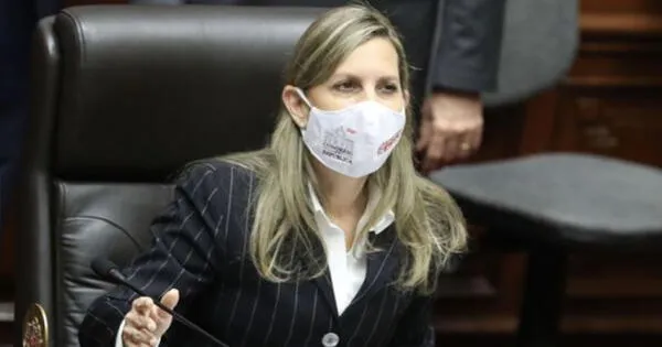 La presidente del Congreso cuestionó al Gabinete Valer. wapa.pe
