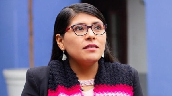 Congresista de Perú Libre Margot Palacios.