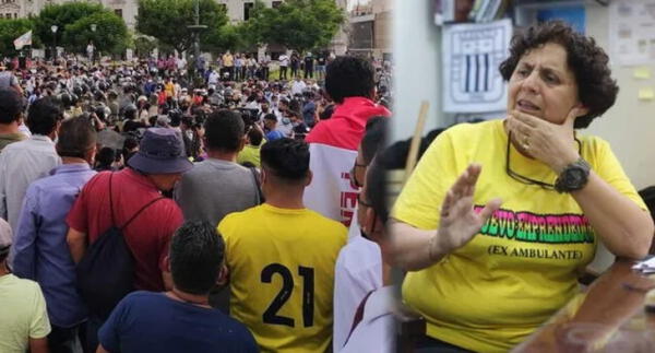 Susel Paredes casi es linchada en Plaza San Martín.