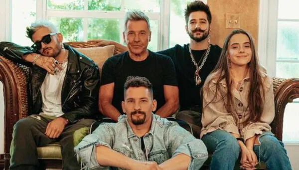 Ricardo Montaner, Evaluna, Mau, Ricky y Camilo