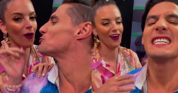 Facundo González incomoda a Tracy Freundt con beso volado
