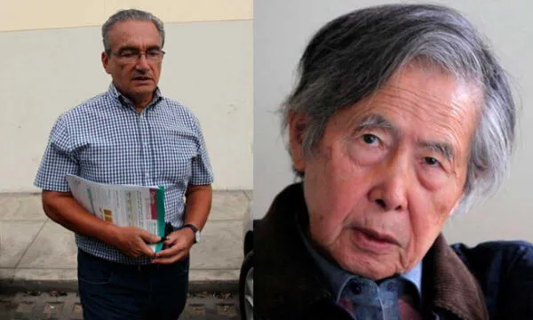 Alejandro Aguinaga y Alberto Fujimori