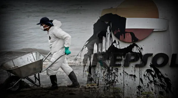 Repsol realiza limpiezas por el petróleo en el mar