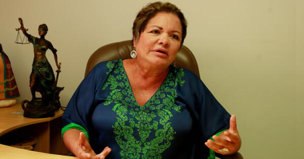 Rosario Sasieta exministra de la mujer.