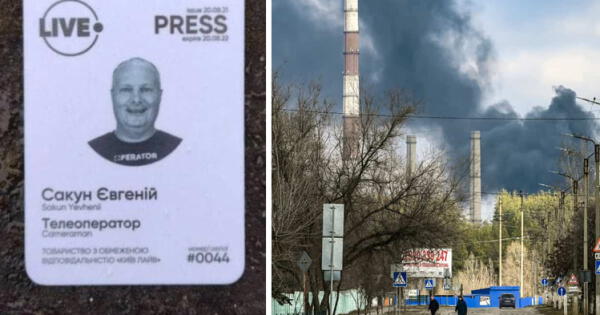 Fallece el primer periodista en Ucrania en medio de un bombardeo a medio de TV wapa.pe