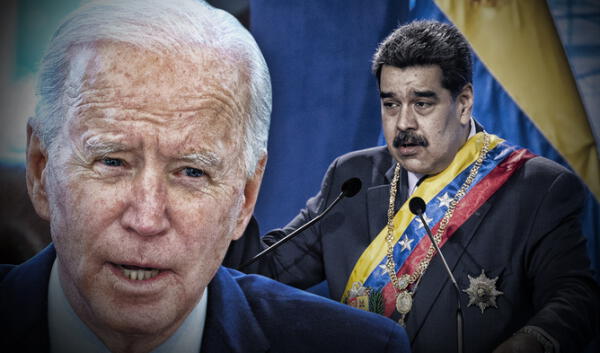 Joe Biden y Nicolas Maduro