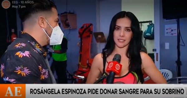 Rosángela Espinoza está ayudando a su sobrino de tres años, que padece leucemia