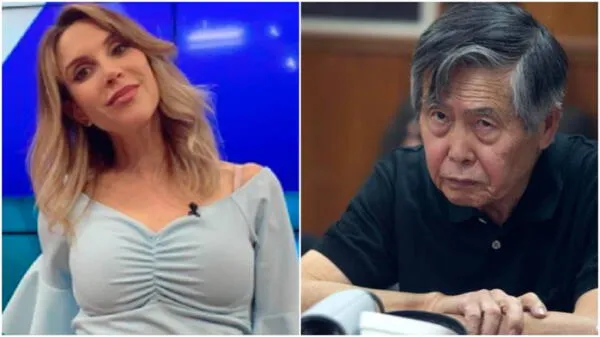 Juliana Oxenford y Alberto Fujimori