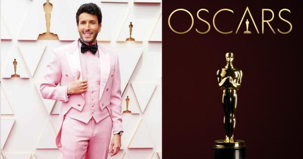 Sebastián Yatra en los Oscar 2022.