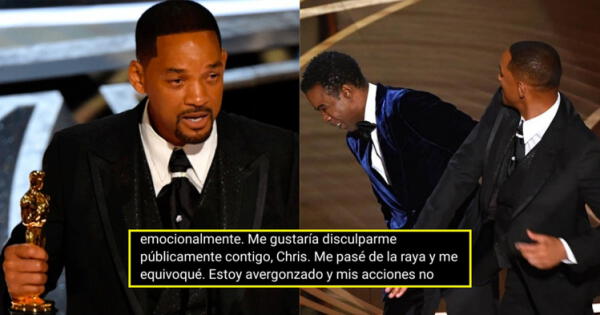 Will Smith y su comunicado