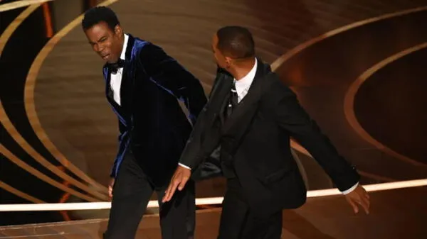 Will Smith golpeó a Chris Rock en los premios Oscar 2022.