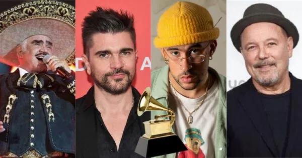 Vicente Fernández, Juanes, Bad Bunny y Rubén Blades