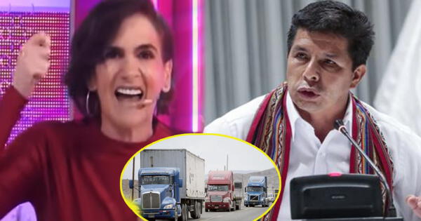 Gigi Mitre furiosa con Pedro Castillo por paro de transportistas wapa.pe