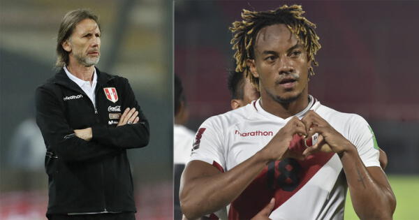 Ricardo Gareca y André Carrillo