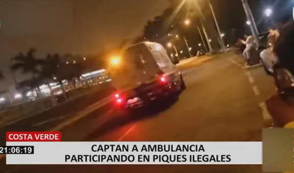 Piques ilegales se registraron en horas de la noche del 7 de abril. Foto: captura de Panamericana