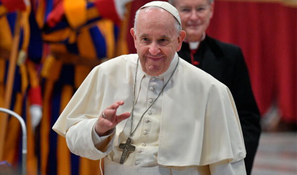 Reflexiones del Papa Francisco. Foto: AFP