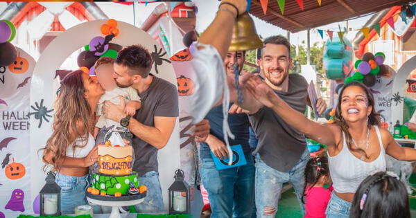 Johana Cubillas celebró a lo grande la fiesta de su pequeño hijo