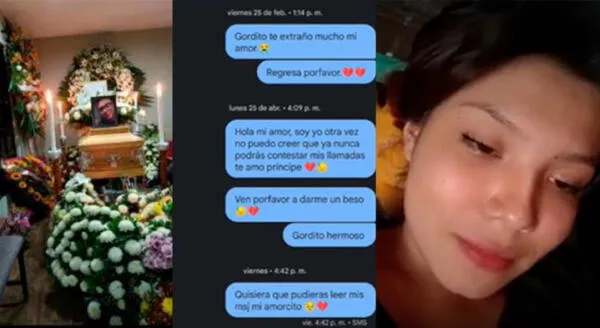 mensajes a novio fallecido