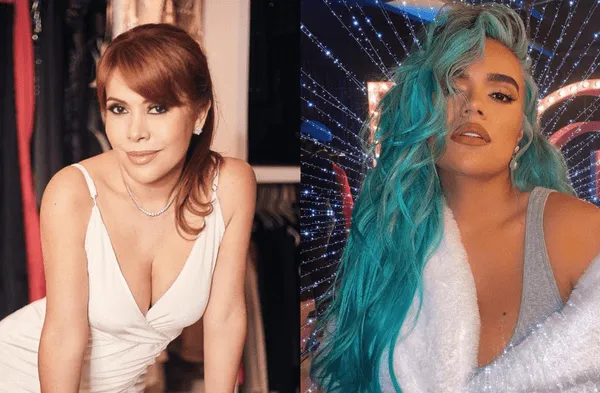 Magaly Medina disfruta del concierto de Karol G wapa.pe