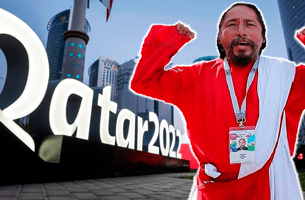'Hincha israelita' llegó a Qatar para darle la suerte a Perú hasta el mundial wapa.pe