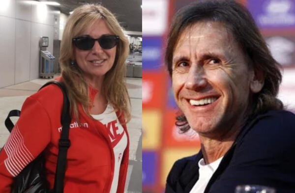 Gladys Hartintegui y Ricardo Gareca