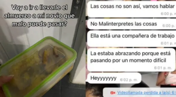 TikTok viral almuerzo trabajo