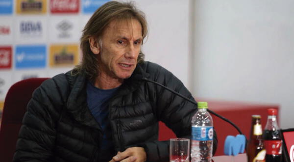 Ricardo Gareca serio en conferencia de prensa y se despide de la selección peruana