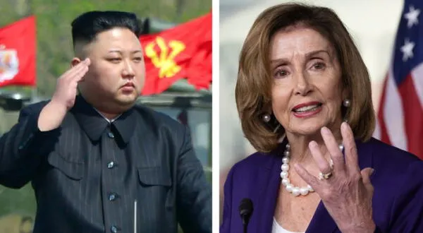 Kim Jong-un y Nancy Pelosi