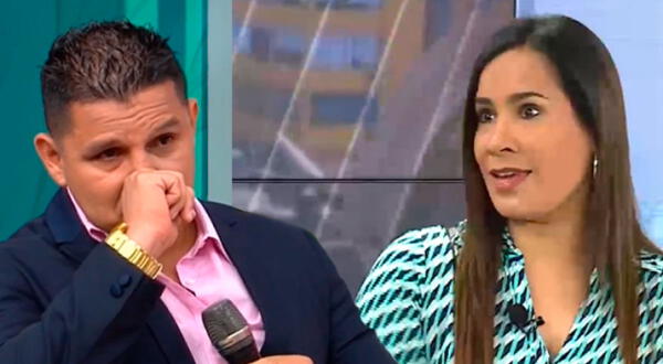 Especialista Lizbeth Cueva y Néstor Villanueva.