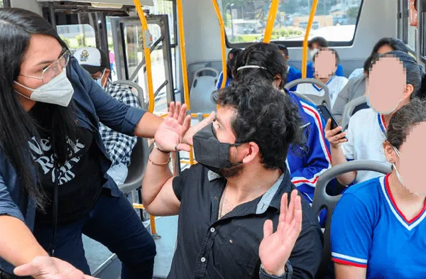 Acoso en el transporte público