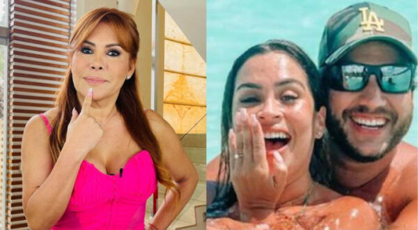 Magaly Medina pensando en enviar un reportero infiltrado a la boda de Ethel Pozo. wapa.pe