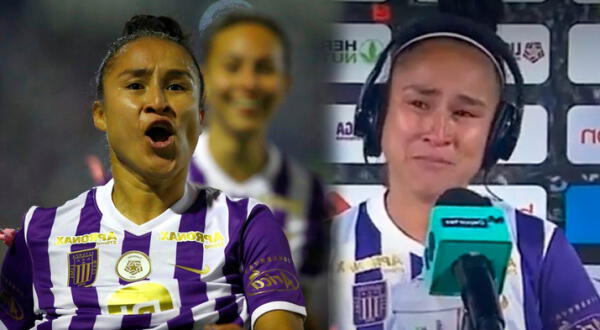 Sandy Dorador anotó el primer gol de Alianza Lima en la final del fútbol femenino ante Carlos A. Mannucci