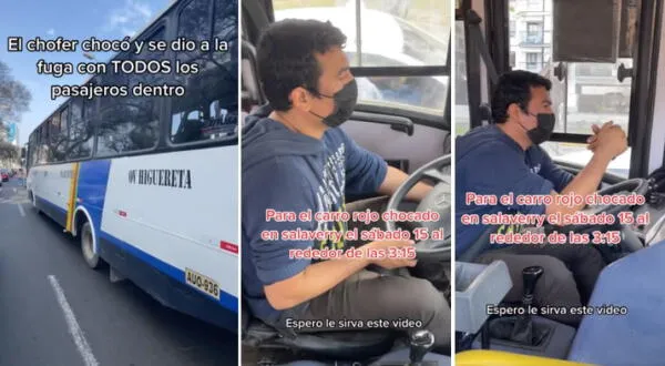 Lima: conductor choca su unidad y secuestra a pasajeros dándose a la fuga wapa.pe