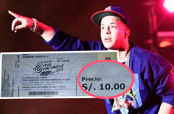 Daddy Yankee: internautas recuerdan cuando su show costaba 10 SOLES