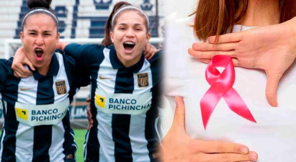Jugadoras de Alianza Lima se unen a la campaña en la lucha contra el cáncer de mama