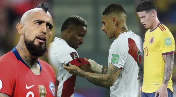 Las estrellas sudamericanas Arturo Vidal y James Rodríguez tampoco irán al Mundial Qatar 2022 porque sus selecciones no clasificaron