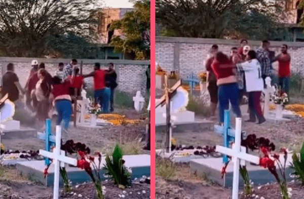 Familia protagoniza batalla campal por la herencia en el panteón wapa.pe