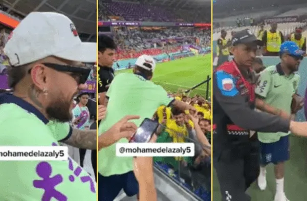 Un aficionado recibió lluvia de elogios en el campo. wapa.pe