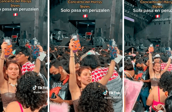 Harry Styles en Lima: joven la rompe vendiendo medias pizza rayito en pleno concierto