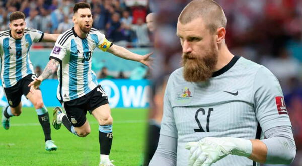 Lionel Messi anotó el primer gol del triunfo de Argentina sobre Australia