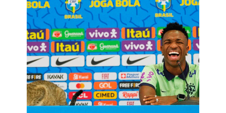 Vinicius Junior es una de las estrellas de la selección de Brasil