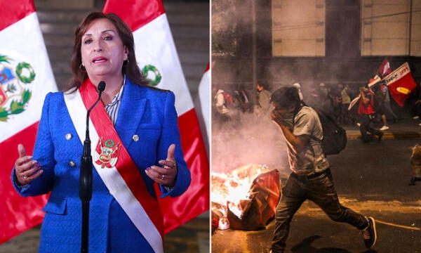 Dina Boluarte se pronuncia por protestas