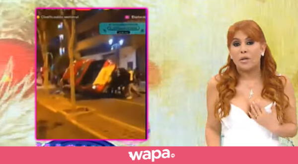 magaly medina furiosa por los actos terroristas contra la prensa en Lima wapa.pe