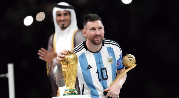 Lionel Messi se acaba de coronar con el título del Mundial Qatar 2022 .