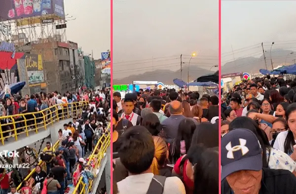 MegaPlaza Puente Panamericana colapsa de gente en fiestas de Navidad