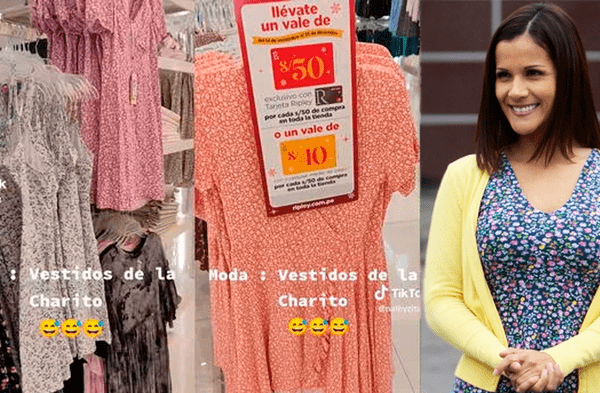 Joven asegura que los "vestidos de la Charito" de "AFHS” están en los centros comerciales