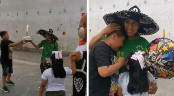 Estibador es sorprendido por sus hijos en su cumpleaños: “Te admiramos y te respetamos, papá” wapa.pe