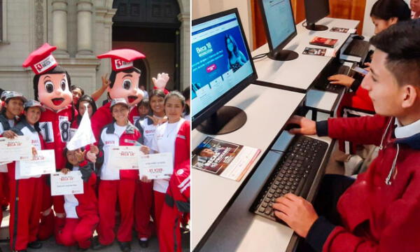 Jóvenes becarios que accedieron a la educación superior.