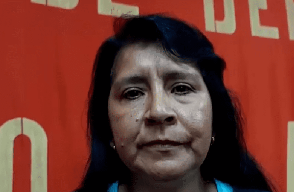 ‘Camarada Cusi’ fue captada entregando dinero a cocaleros para las protestas en Ayacucho, según la PNP
